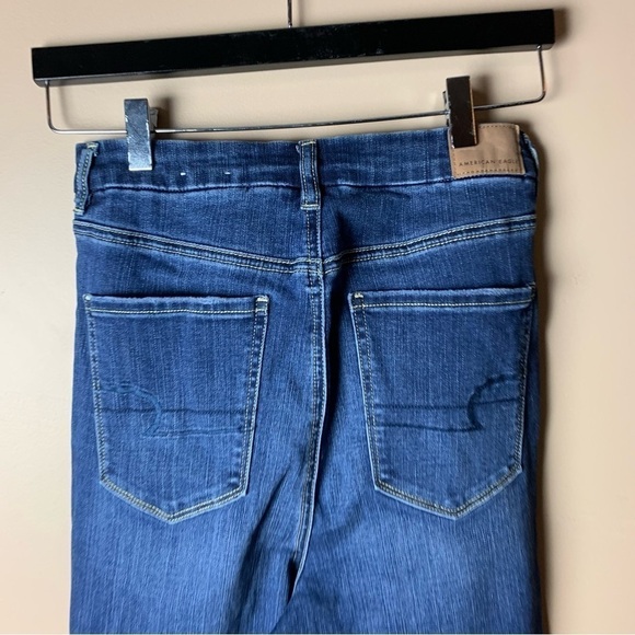 [American Eagle] Distressed Curvy Super Hi Rise Denim Stretch Jeggings - Picture 10 of 10